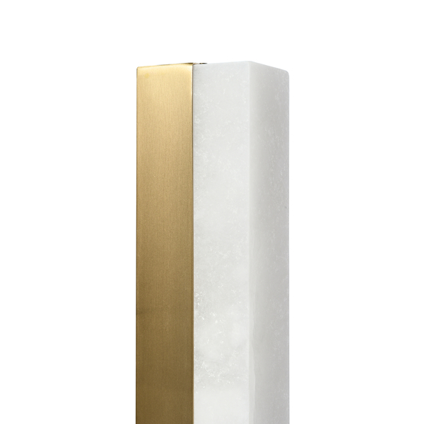 Kinkiet  BLOCK  biały marmurowy prostokąt 40 cm Step into Design
