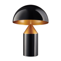 Lampa biurkowa BELFUGO L nowoczesna lampa w  czarnym kolorze 37x50 cm