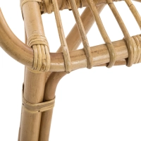 Krzesło Dream - naturalne rattanowo drewniane w stylu boho