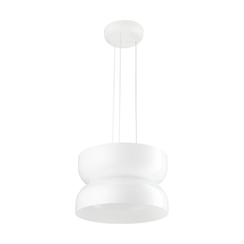 Lampa wisząca LED LOLA - nowoczesność w białym szkle