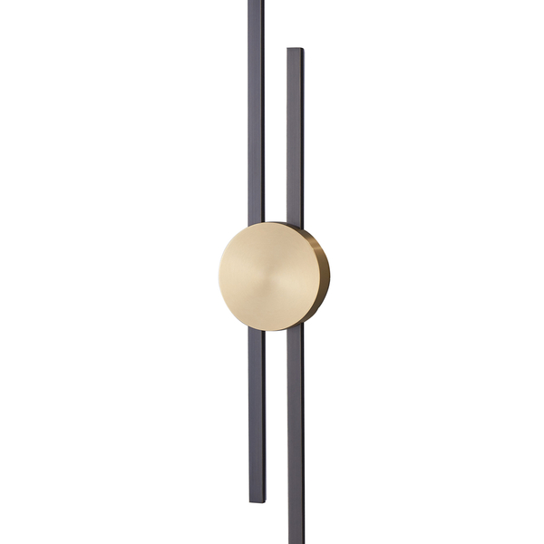 kinkiet czarny CENTRO 92 cm