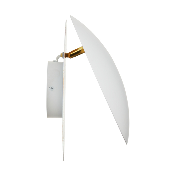 Kinkiet LED ECLIPSE okrągły 25 cm - biało-złoty