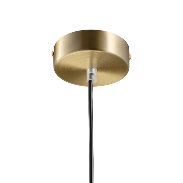 Elegancka lampa wisząca Art Deco 35 cm - czarno-złota lampa sufitowa