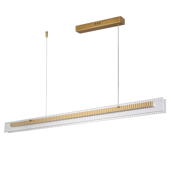 Lampa wisząca LONGIN-120 LED złoty 120 cm