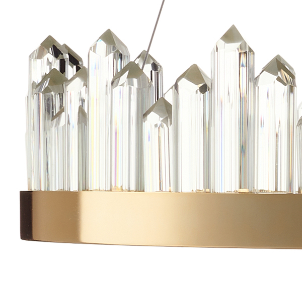 Lampa wisząca LUSSO LED złota 60 cm Step into Design