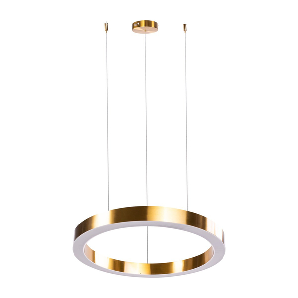 Lampa wisząca CIRCLE 60+60 ledowa ring podwójna złoty 60 cm + 60 cm