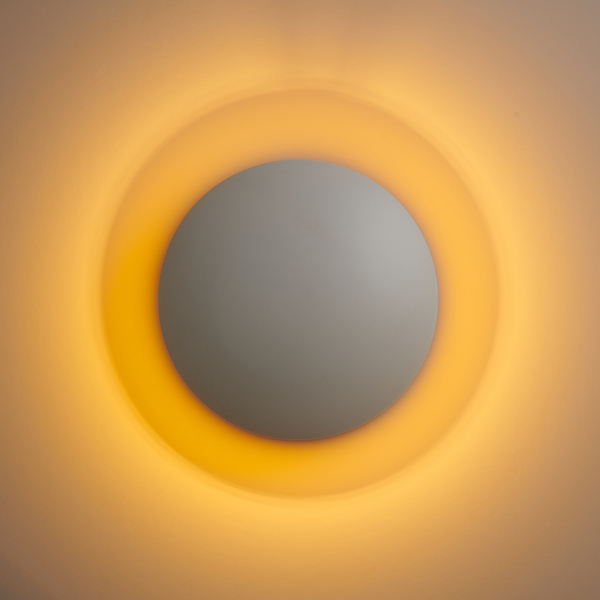 Kinkiet LED ECLIPSE okrągły 25 cm - biało-złoty