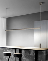 Lampa wisząca BEAM-120 ledowa złota listwa 120 cm