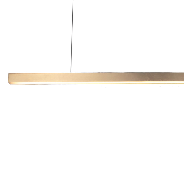 Lampa wisząca BOOGIE ledowy złoto czarna listwa 88 cm