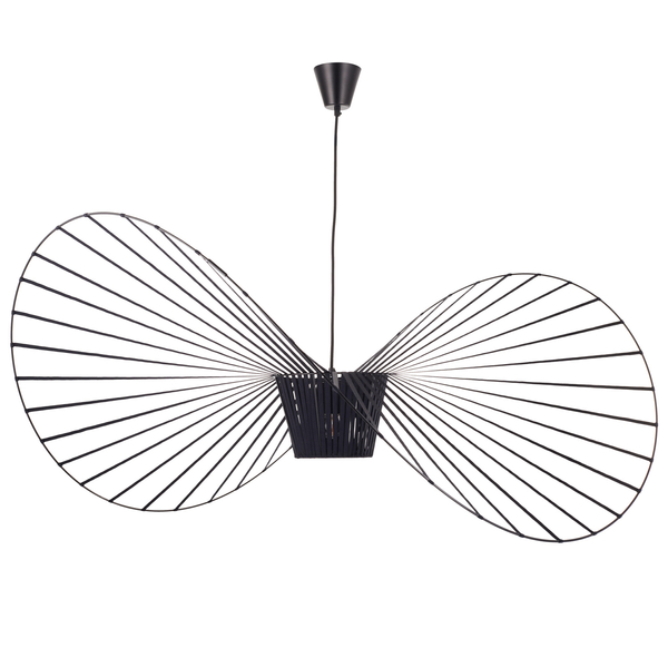 Lampa wisząca kapelusz SOMBRERO czarna 200 cm 