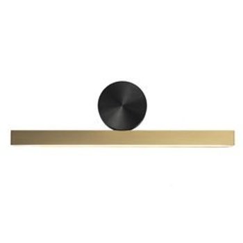 Kinkiet BOOGIE złoto czarny ledowy 45 cm Step into Design