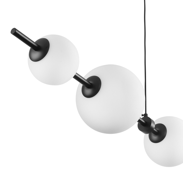 Lampa wisząca MILA biała 140 cm szklane kule Step into Design