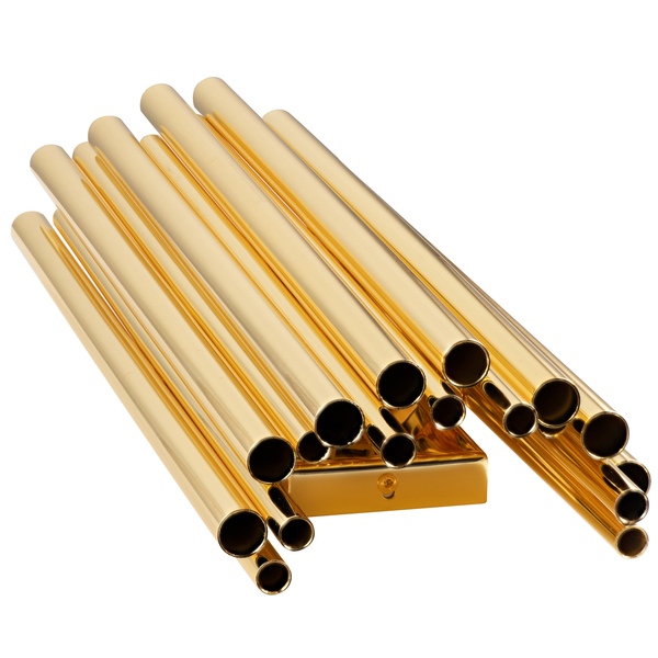 Kinkiet TUBO GOLD złote rurki 50 cm