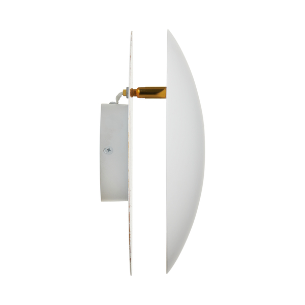 Kinkiet LED ECLIPSE okrągły 25 cm - biało-złoty