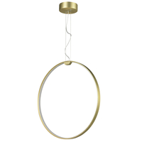 Lampa wisząca ACIRCULO ledowa złota pionowa obręcz okrągła nowoczesna 60 cm