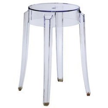 Stołek SPIRIT STOOL transparentny