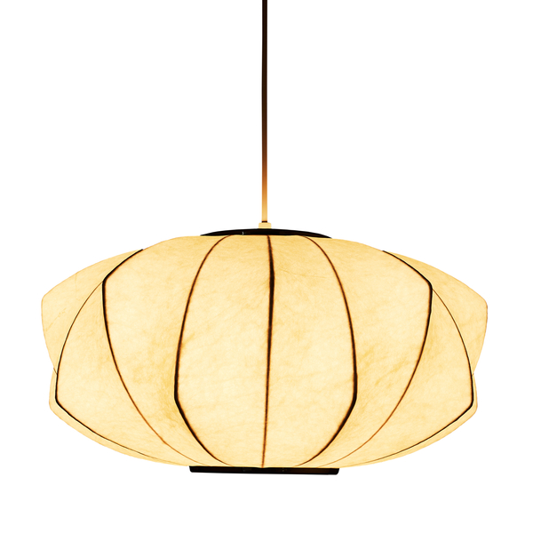 Lampa wisząca SILK V-shape biała splaszczona 45 cm Step into Design