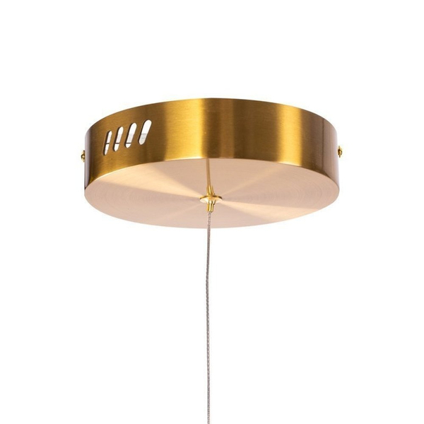 Lampa wisząca CIRCLE 40 ledowy ring mosiądz szczotkowany 40 cm Step into Design