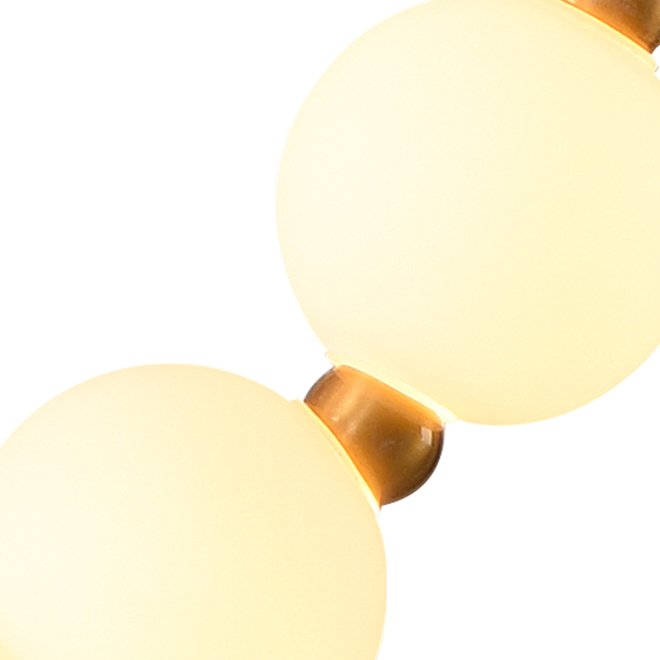 Lampa wisząca CORALLI S korale  biało-mosiężne 