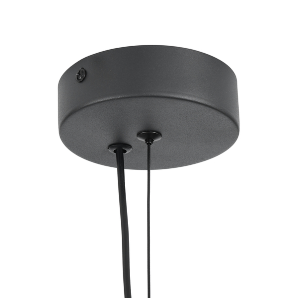Lampa wisząca ENZO czarna metalowa 40 cm 
