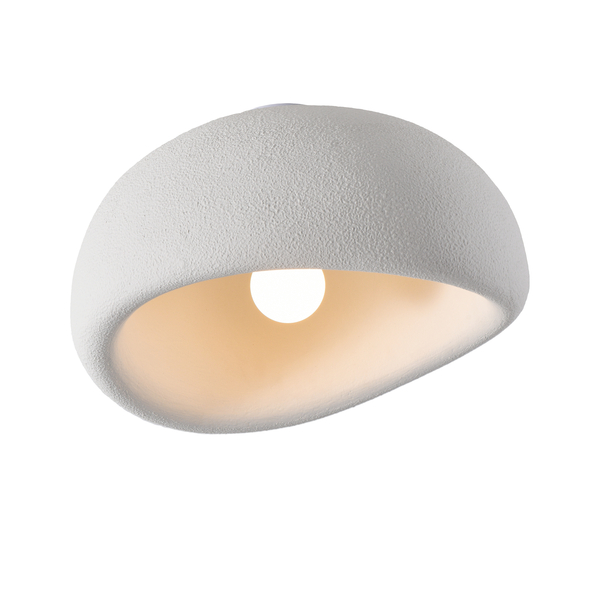 Plafon sufitowy STONE biały kamień 50 cm Step into Design