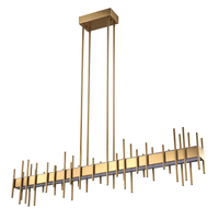 Lampa wisząca ARCHITETTO ledowa złota listwa designerska 130 cm