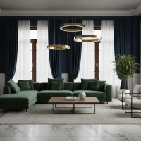 Lampa wisząca CIRCLE 80+80+80 LED złoty połysk na 1 podsufitce