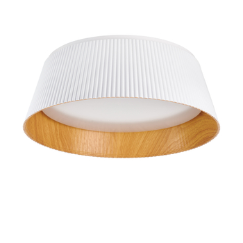 Plafon ledowy  biały o falistej strukturze 45*17 cm