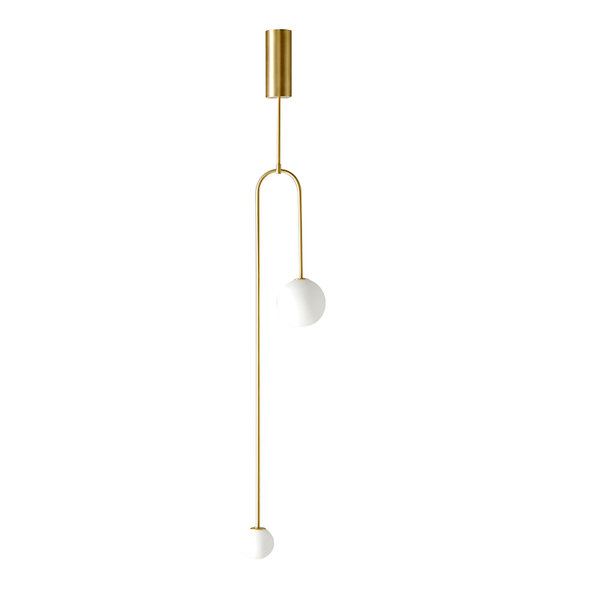 Lampa wisząca LOOP złota 123 cm Step into Design