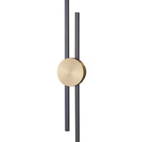 kinkiet czarny CENTRO 92 cm
