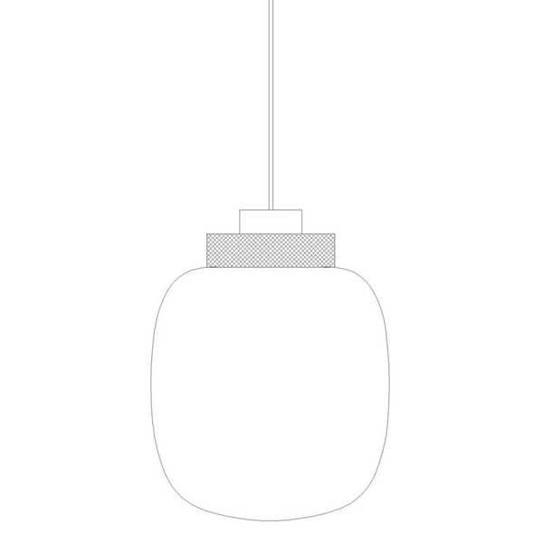 Lampa wisząca BOOM ledowa bursztynowo złota 25 cm Step into Design