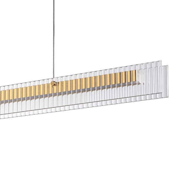 Lampa wisząca LONGIN-120 LED złoty 120 cm