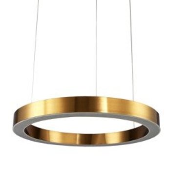 Lampa wisząca CIRCLE 60 ledowy ring mosiądz szczotkowany Step into Design