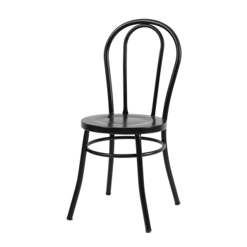 Krzesło CAFE czarne kawiarniane w stylu secesji wiedeńskiej