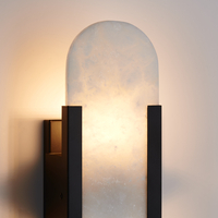 Lampa ścienna MARBLE LONG LED czarna 35 cm