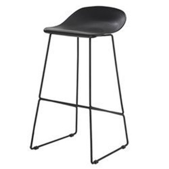  Hoker DOT BAR czarny o wysokości siedziska 75 cm