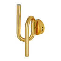 Lampa ścienna MYK ledowa złota spirala 38 cm Step into Design