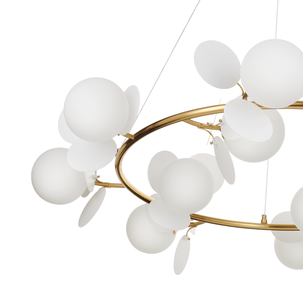Lampa wisząca Chic złota105 cm- elegancka lampa do salonu
