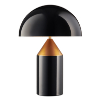 Lampa biurkowa BELFUGO L nowoczesna lampa w  czarnym kolorze 37x50 cm