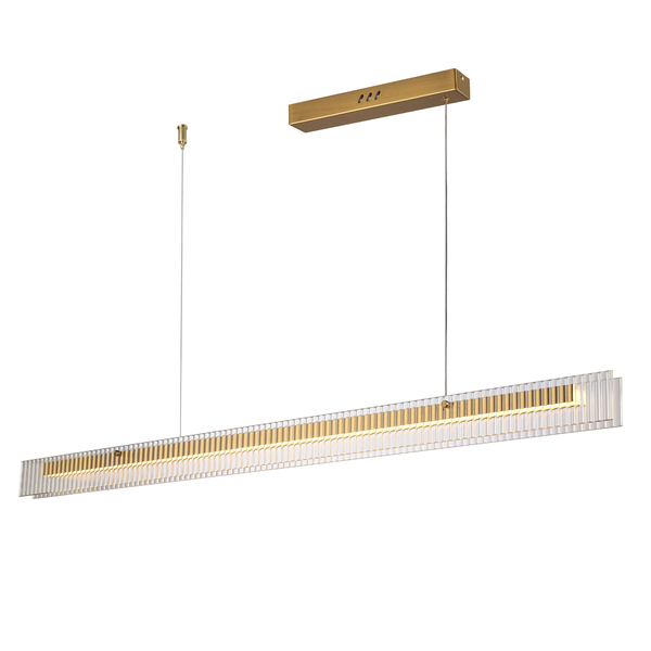 Lampa wisząca LONGIN-120 LED złoty 120 cm