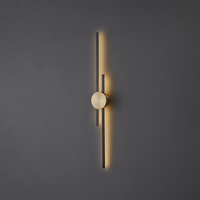 kinkiet czarny CENTRO 92 cm