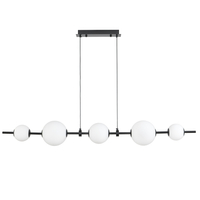 Lampa wisząca MILA biała 140 cm szklane kule Step into Design