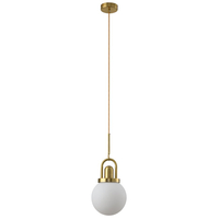 Złota lampa wisząca PEARL 20 cm - elegancka lampa sufitowa do nowoczesnych wnętrz