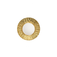 Kinkiet SUN S złoty 20 cm metal szkło Step into Design