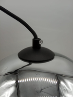 Lampa wisząca srebrna kula połysk lustrzana chrom MIRROR GLOW L 40 cm