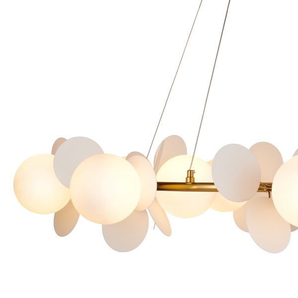 Lampa wisząca Chic złota105 cm- elegancka lampa do salonu
