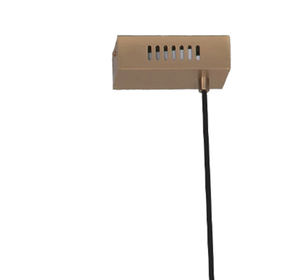 Lampa wisząca BOOGIE ledowy złoto czarna listwa 88 cm