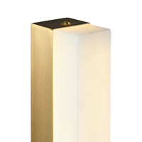 Kinkiet biały marmurowy BLOCK  40 cm