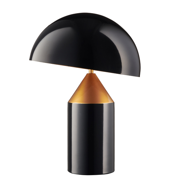 Lampa biurkowa BELFUGO L nowoczesna lampa w  czarnym kolorze 37x50 cm