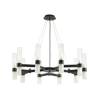 Lampa wisząca CANDELA-10 czarna 85 cm Step into Design